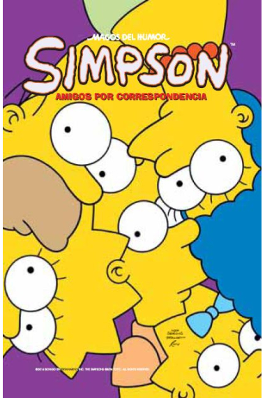 Los Simpson 45. Amigos por correspondencia