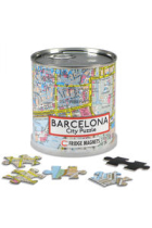 Puzzle magnético BARCELONA enlatado. 100 piezas. 26x35 cm