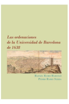 Las ordenaciones de la Universidad de Barcelona de 1638