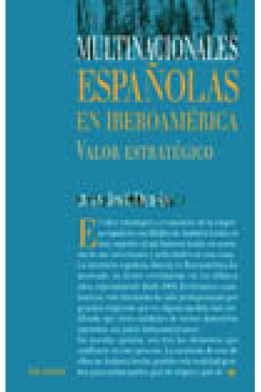 Multinacionales españolas en iberoamérica. Valor estratégico.