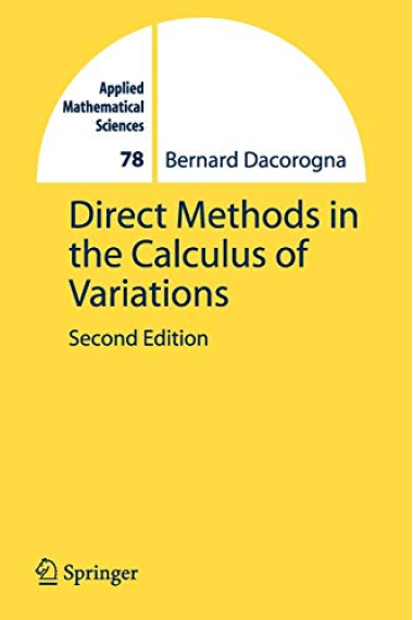 Direct Methods in the Calculus of Variations (Applied Mathematical Sciences, 78)