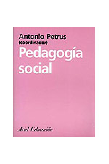 Pedagogía social