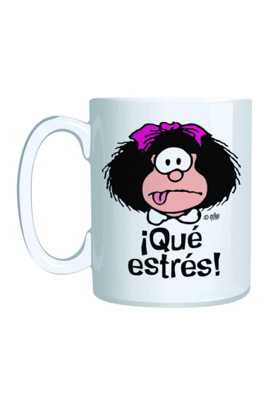 Taza Mafalda Qué estrés