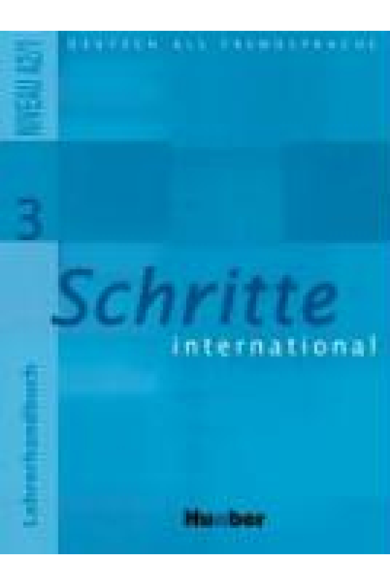 Schritte international 3  (niveau A2/1) Lehrerhandbuch