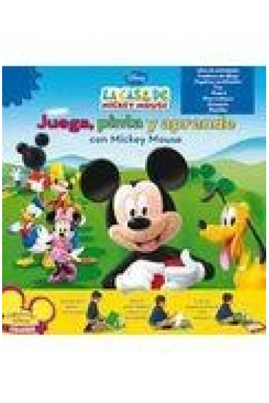 Juega, pinta y aprende con Mickey Mouse (pizarra,tiza,escenario y plantillas)