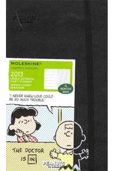 Moleskine* Agenda Semanal PEANUTS Vertical Large (cartoné)