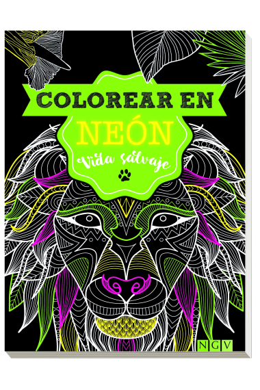 Colorear en neon. Vida salvaje