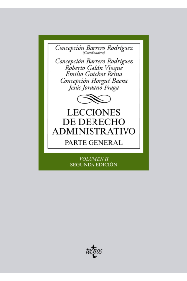 Lecciones de derecho administrativo. Parte general. Volumen II