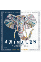 Animales. Noche y día. Libro para colorear