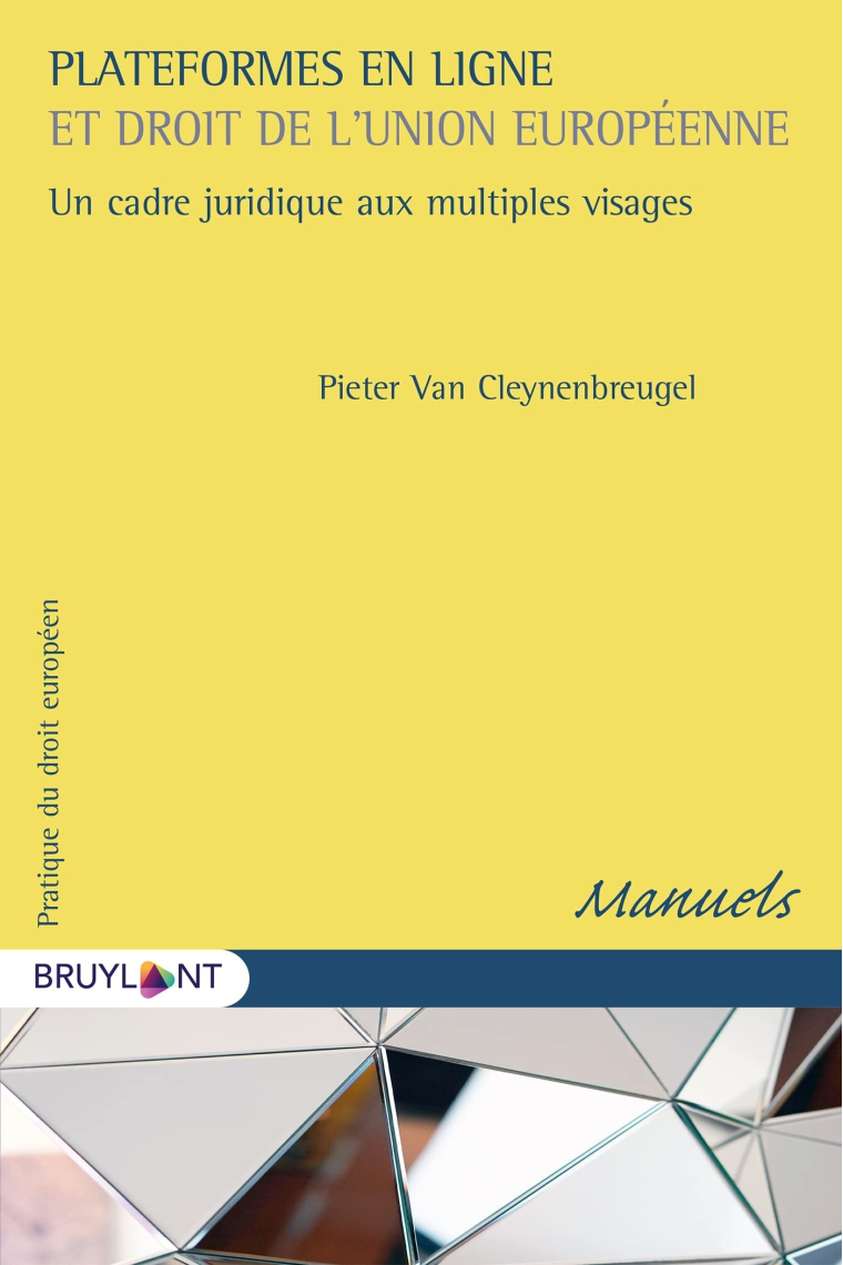 Plateformes en ligne et droit de l'Union européenne: Un cadre juridique aux multiples visages (Pratique du droit européen)