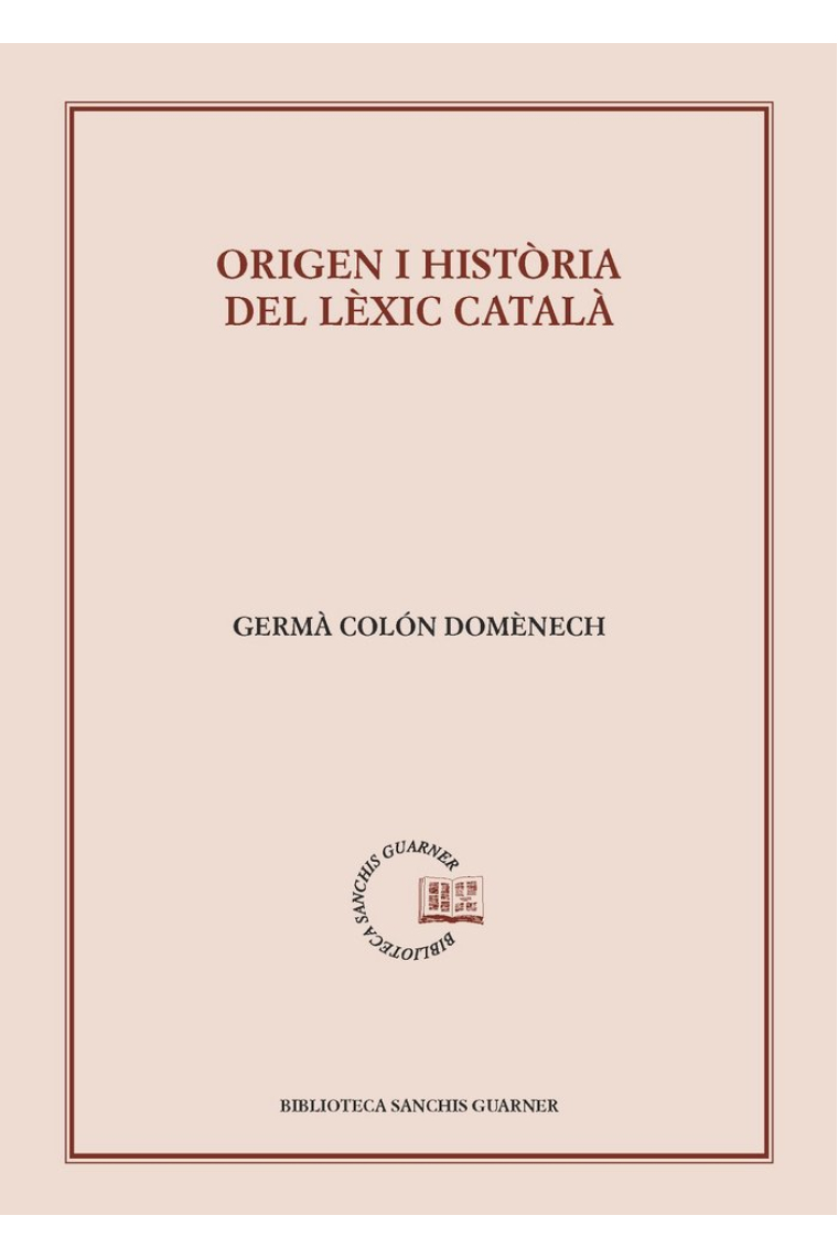 Orígen i història del lèxic català