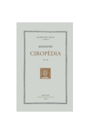 Ciropèdia III (Llibres V-VI)