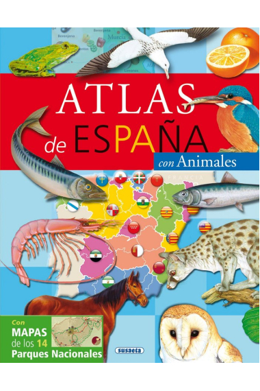 Atlas de España con animales