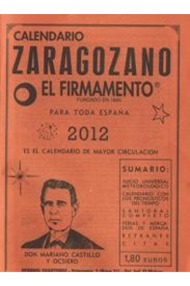 Calendario Zaragozano. El firmamento 2012