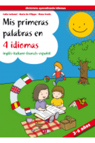 Mis primeras palabras en 4 idiomas inglés-italiano-francés-español