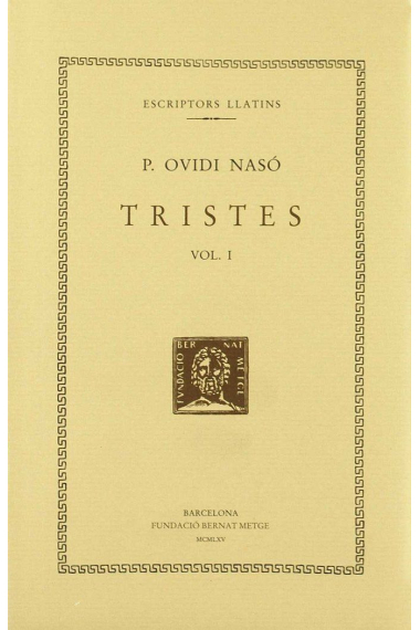 Tristes, vol. I: llibres I-II