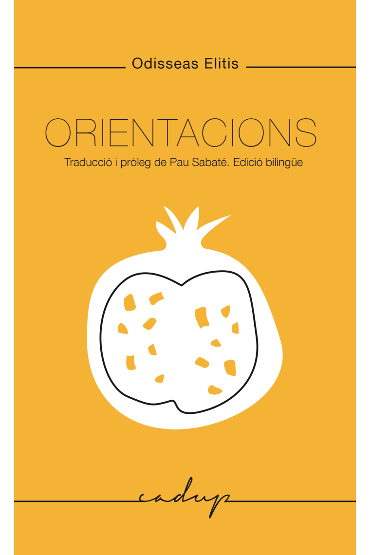 Orientacions. (Edició bilingüe grec/català)