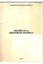 Historia de la bibliograf¡a española