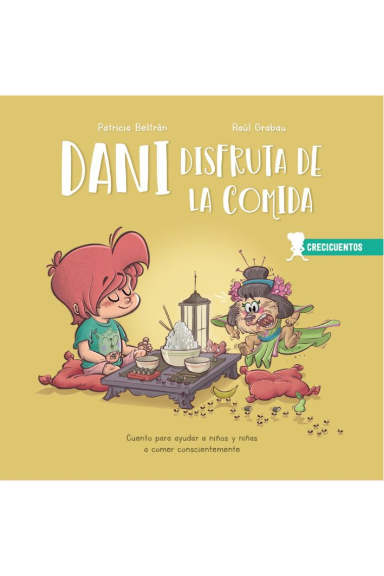 Dani disfruta de la comida