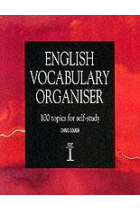 English vocabulary organiser. 100 topics for self-study