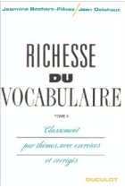 Richesse du vocabulaire Vol II