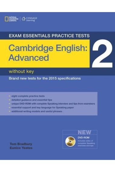 Exam Essentials: Cambridge Advanced Practice Tests 2 WITHOUT key + DVD-ROM