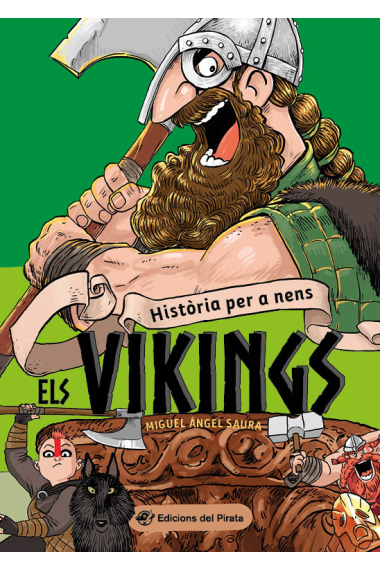 Història per a nens - Els vikings. Llibre dels vikings en català amb acudits!