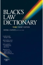 Black's Law Dictionary.  Third Pocket edition