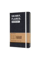 Moleskine* Libreta Denim Large Rayada “SKINNY. FLARED”