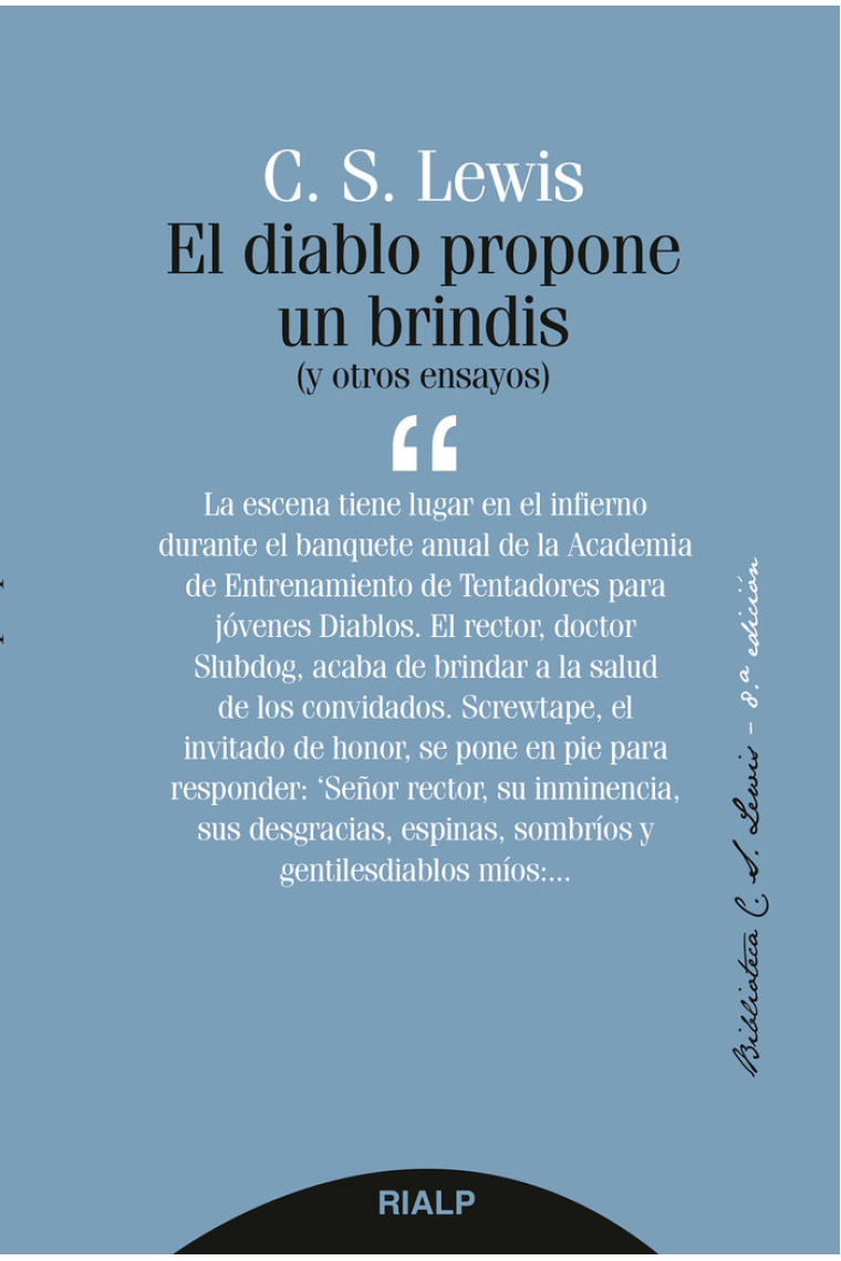 El diablo propone un brindis