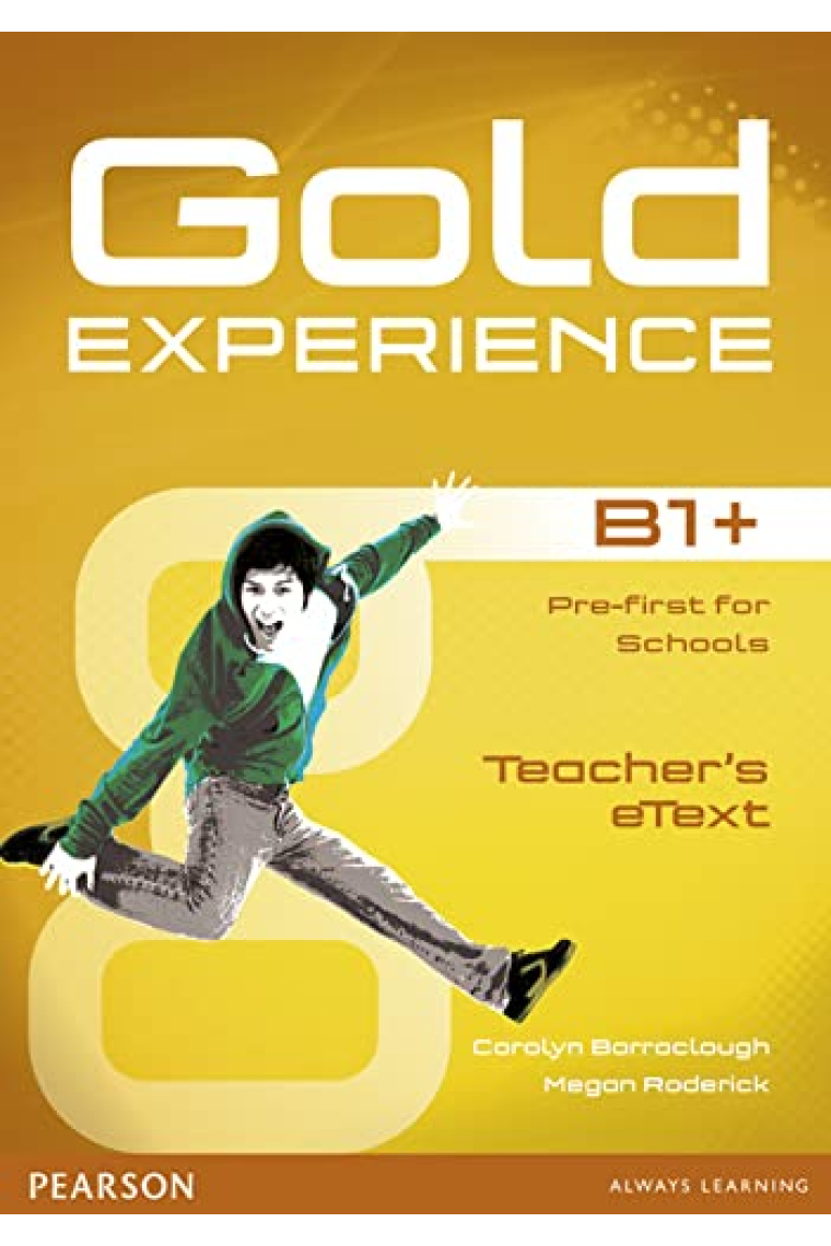 GOLD EXPERIENCE B1+ ETEXT TEACHER CD-ROM