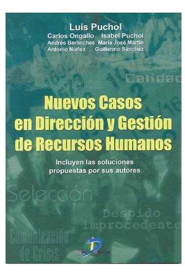 Nuevos casos en dirección y gestión de recursos humanos