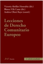 Lecciones de derecho comunitario europeo