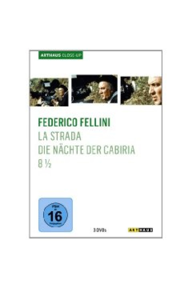 Frederico Fellini, 3 DVDs