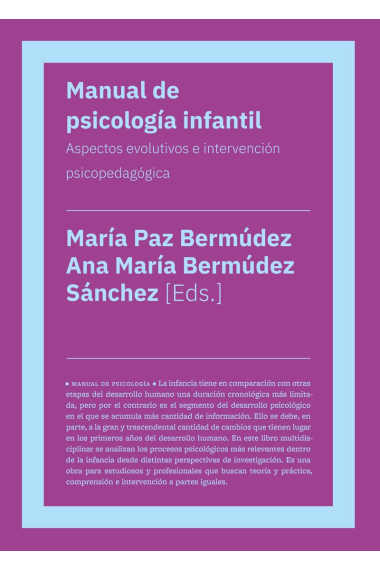 Manual de psicología infantil. Aspectos evolutivos e intervención psicopedagógica