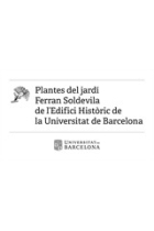 Plànol del jardí de l’Edifici Històric de la UB