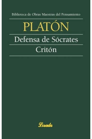 DEFENSA DE SOCRATES/CRITON