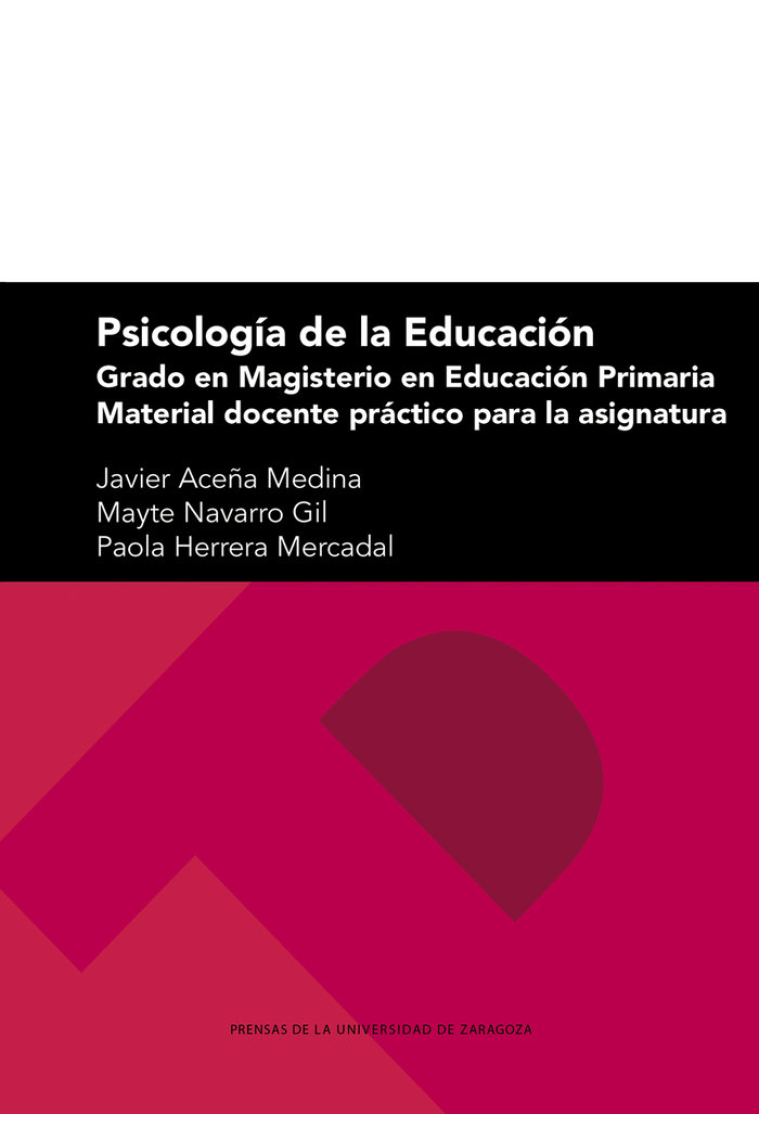 PSICOLOGIA DE LA EDUCACION GRADO EN MAGISTERIO EN EDUCACION