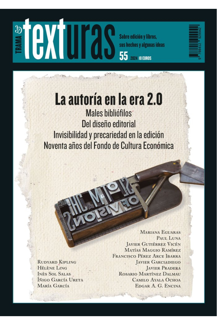 Revista Texturas 55: La autoría en la era 2.0