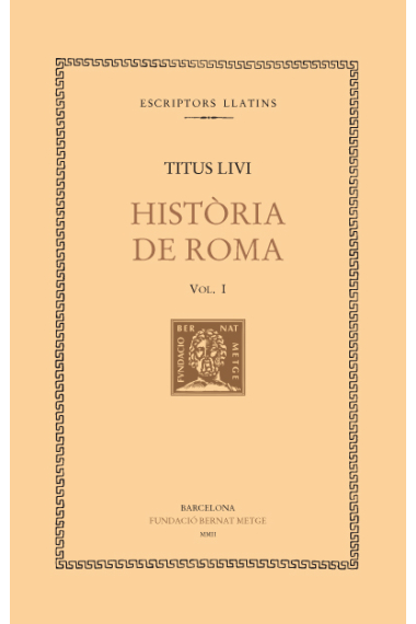 Història de Roma, vol. I (Llibre I)