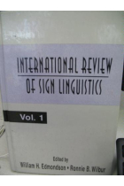 International Review of Sign Linguistics: v. 1