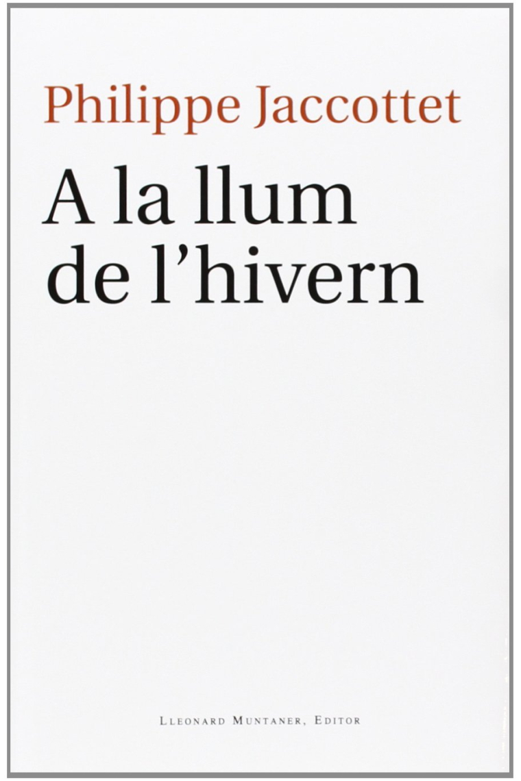 A la llum de l'hivern