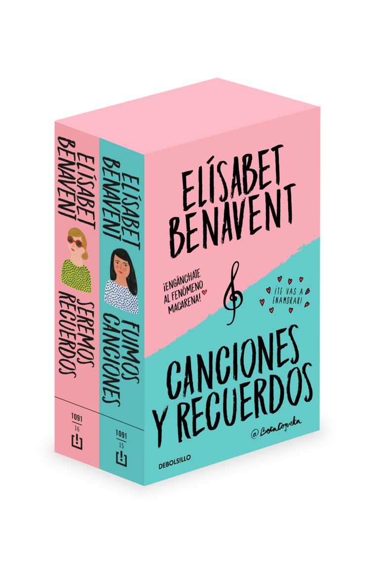 Estuche Elisabet Benavent canciones y recuerdos (Fuimos canciones · Seremos recuerdos)