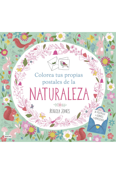 Colorea tus propias postales de la naturaleza