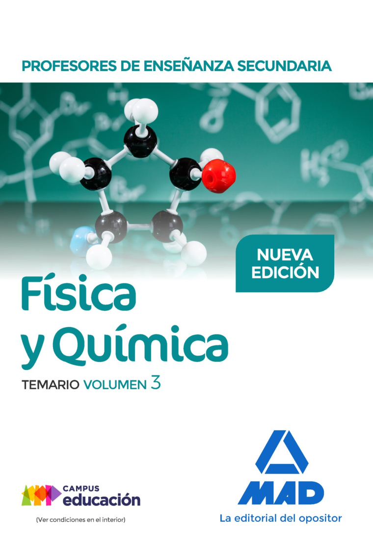 Profesores de Enseñanza Secundaria Física y Química Temario volumen 3