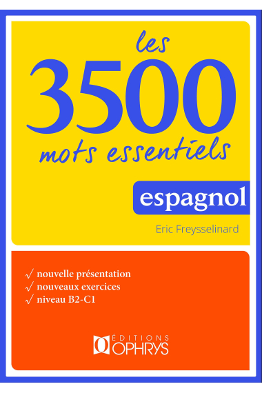 Les 3500 mots essentiels espagnol