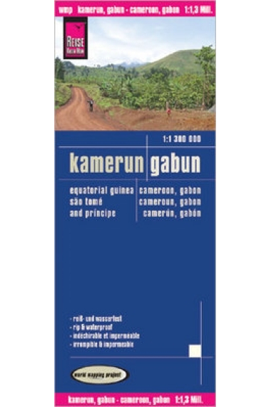 Camerún-Gabón-Guinea Ecuatorial-Sao Tomé 1/1.300.000