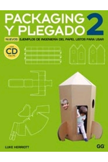 Packaging y plegado 2. Nuevos ejemplos de ingeniería del papel listos para usar. Incl. CD