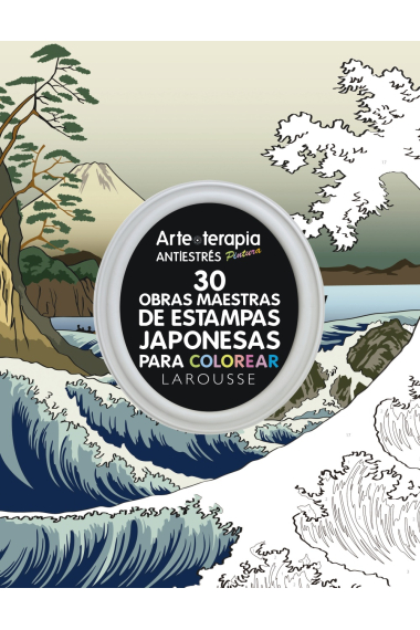 30 obras maestras de estampas japonesas para colorear