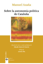 Sobre la autonomía política de Cataluña